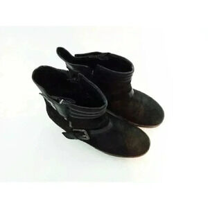 Otbt Women's Gordon  Black Fashion Side Zip Sneakers  Sz 10 M